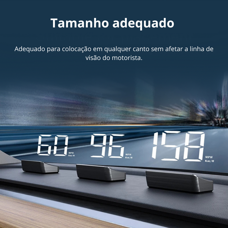 Projetor de Velocidade automotivo -Total Tecnology