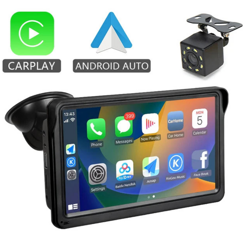 Multimídia Android 7'" c/ Carplay sem fio -Total Tecnology