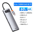 Adaptador USB Tipo C  8 em 1 - Total Tecnology