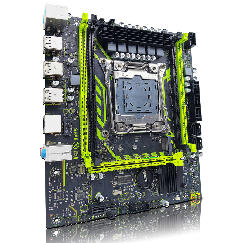 Kit de placa-mãe ZSUS X99-8D4 com CPU LGA2011-3 Xeon E5 2650 V4 DDR4 16 GB (1 * 16 GB) 2133 MHZ RAM Memória NVME M.2 SATA