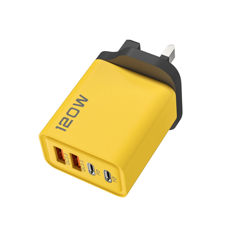 Carregador Turbo 120W tipo C, e USB -Total Tecnology