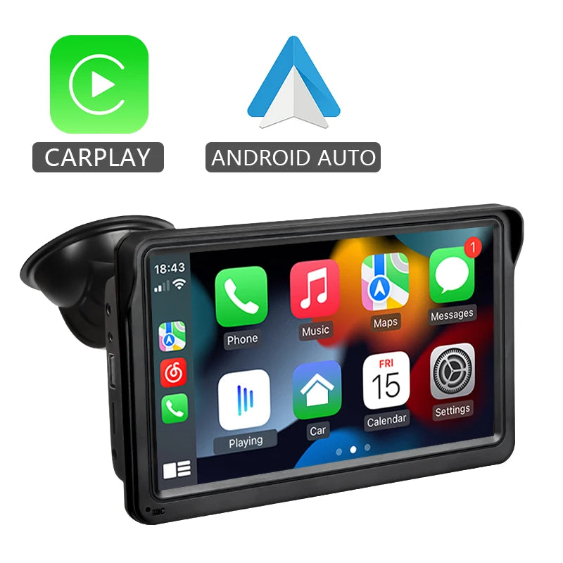 Multimídia Android 7'" c/ Carplay sem fio -Total Tecnology