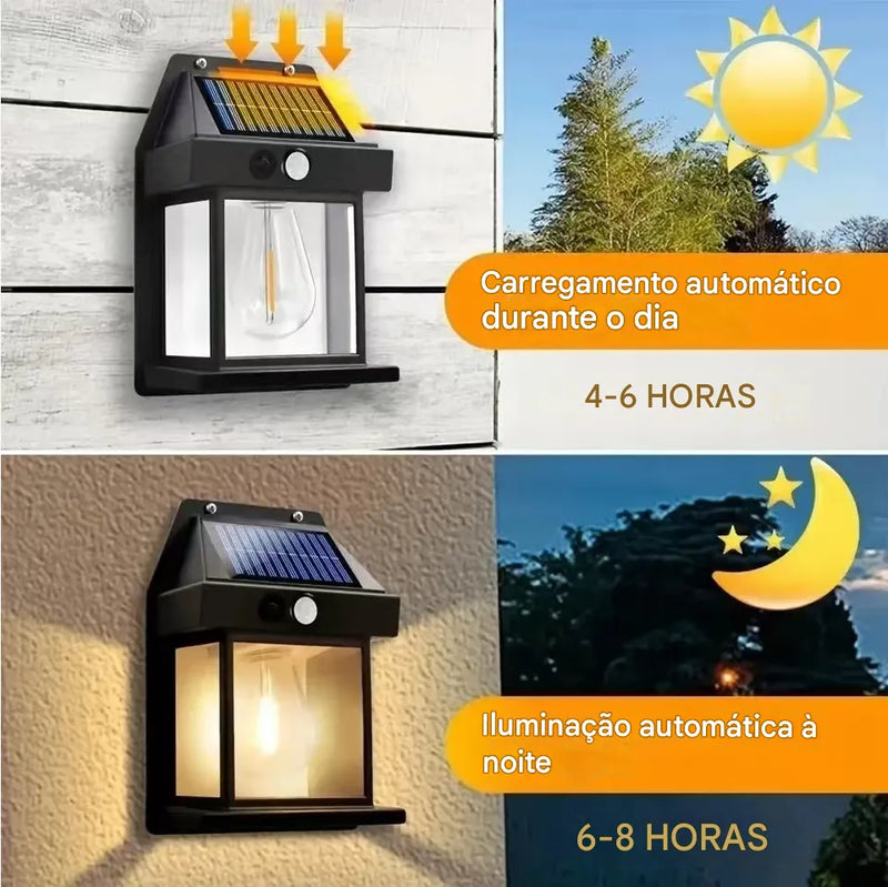 Luminária Solar Decorativa - Total Tecnology
